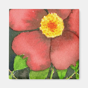 "Wild Rose" Floral Magnet