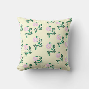 Wild Rose Flower  Cushion