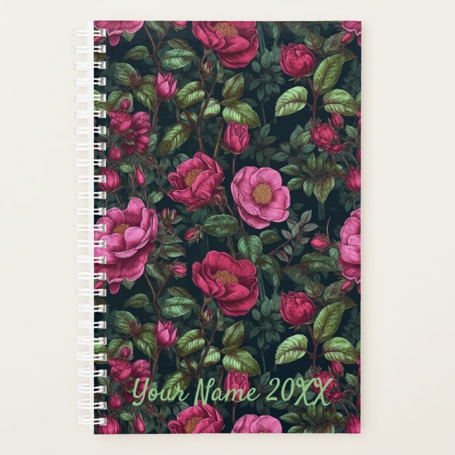 Wild Rose Pattern Planner (Front)