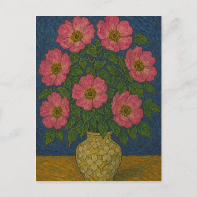 Wild Rose Postcard (Front)