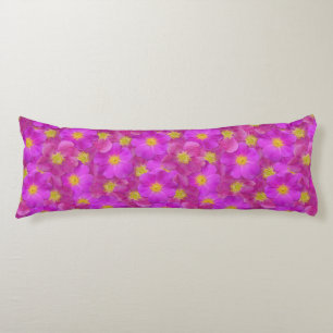 Wild Rose Seamless Pattern Body Cushion