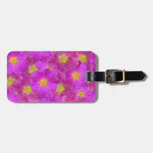 Wild Rose Seamless Pattern Luggage Tag