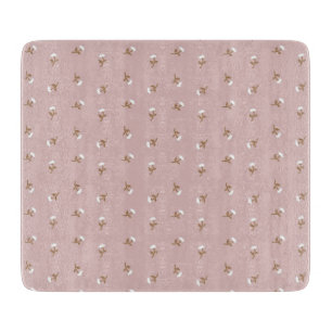 Wild Rose Smoky Pink Cutting Board