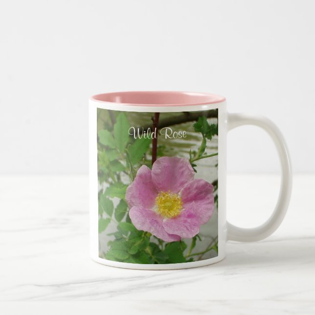 Wild Rose Two-Tone Coffee Mug (Right)