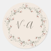 Wild Rose  Wedding Sticker