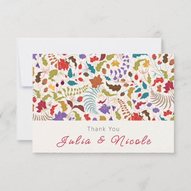 Wild Rose Woods Exotic Flower Garden Wedding (Front)