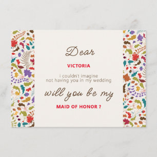 Wild Rose Woods Exotic Flower Garden Wedding Menu