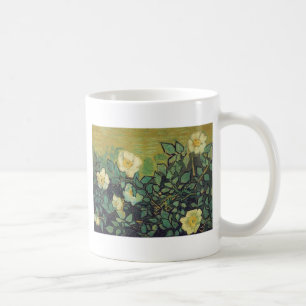 Wild Roses, 1890, Vincent van Gogh Coffee Mug