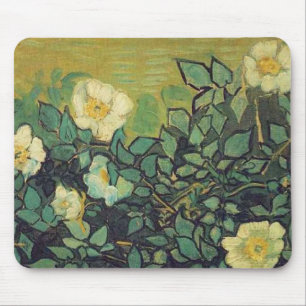 Wild Roses,1890. Vincent van Gogh. Mouse Mat