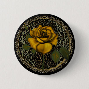 Wild Roses 6 Cm Round Badge