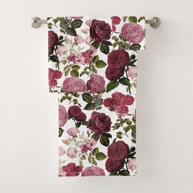 Wild Roses Bath Towel Set (Insitu)