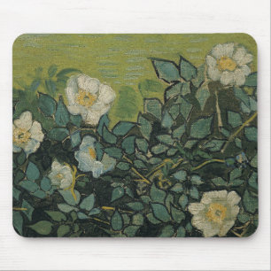 Wild Roses by Vincent van Gogh Mouse Mat