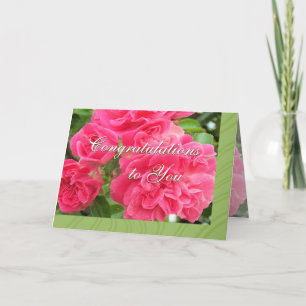 Wild Roses - -customise any occasion Card