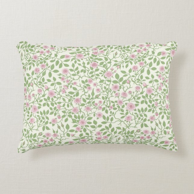 Wild roses  decorative cushion (Front)