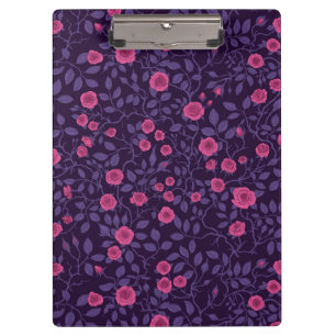 Wild roses in pink and purple clipboard