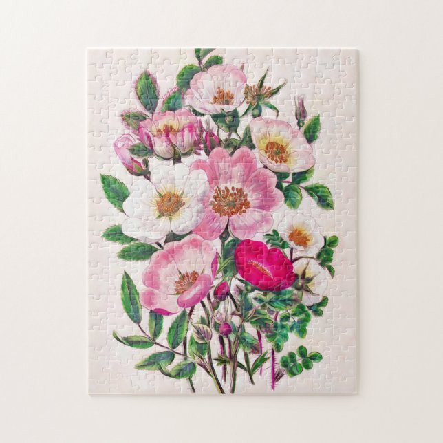 Wild Roses Jigsaw Puzzle (Vertical)
