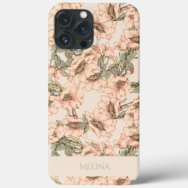Wild Roses Pink Case-Mate iPhone Case (Back)