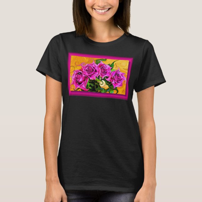 Wild Roses  T-Shirt (Front)