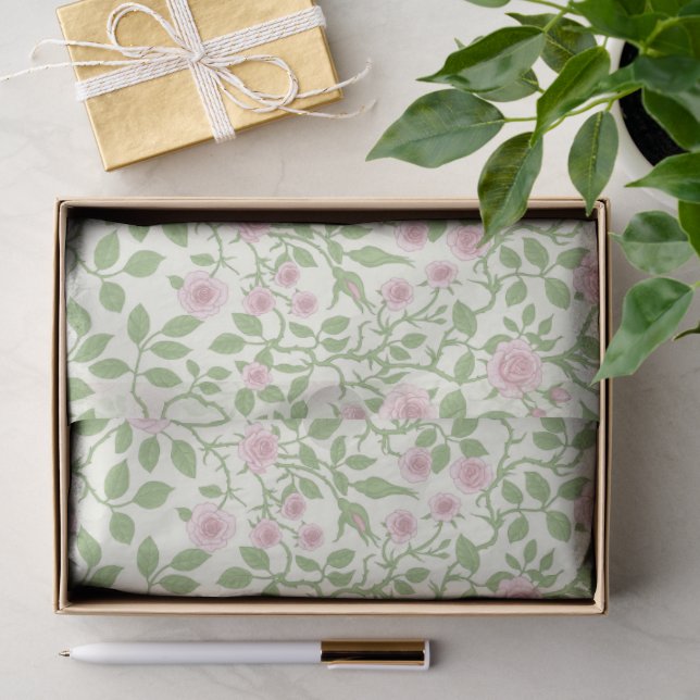 Wild roses  tissue paper (Gift)
