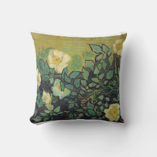 Wild roses,  Vincent van Gogh. Cushion