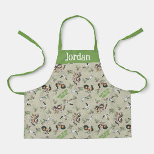 Wild Rumpus Holiday Pattern Apron