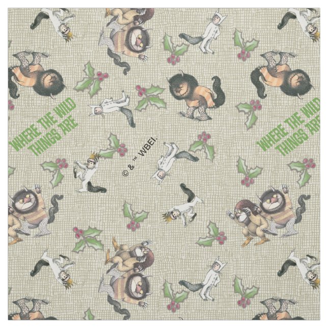 Wild Rumpus Holiday Pattern Fabric (Swatch)