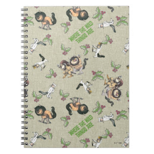 Wild Rumpus Holiday Pattern Notebook