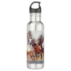 Wild Running Horses Personalised Water Bottle