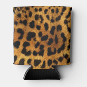 wild Safari animal black and brown cheetah print Can Cooler