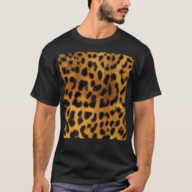 wild Safari animal cheetah girly leopard print T-Shirt (Front)