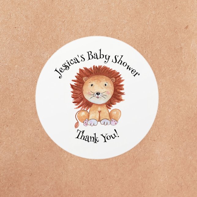 Wild Safari Animals Round Sticker (Creator Uploaded)