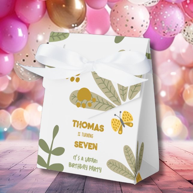 Wild safari kids birthday  favour box (Creator Uploaded)