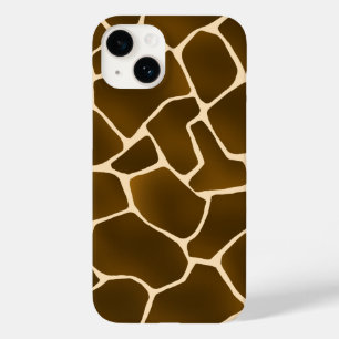 Wild Safari Natural Giraffe Print Case-Mate iPhone 14 Case