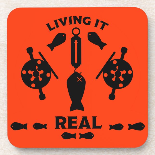 Wild Salmon Fishing Coaster (Front)