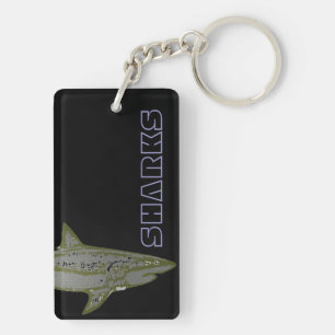 Wild Shark Key Ring