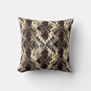 Wild Skin Watercolor Seamless Pattern Cushion