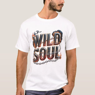  Wild Soul Fire Chain Men’s T-Shirt – Rebel Energy