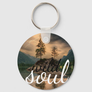 wild soul for Gypsies & nature lovers Key Ring