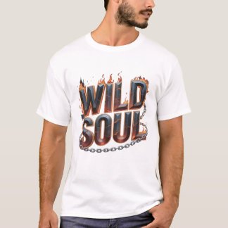 Wild Soul Men’s T-Shirt – Light Flame & Chain Edit