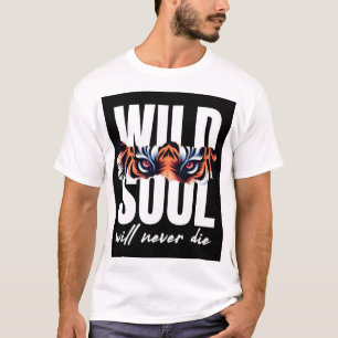Wild Soul Tiger Eyes Graphic T-Shirt   Bold Street