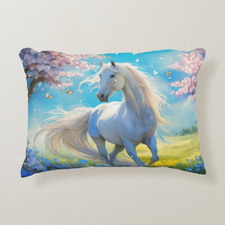 "Wild Spirit: Galloping Stallion" Decorative Cushion