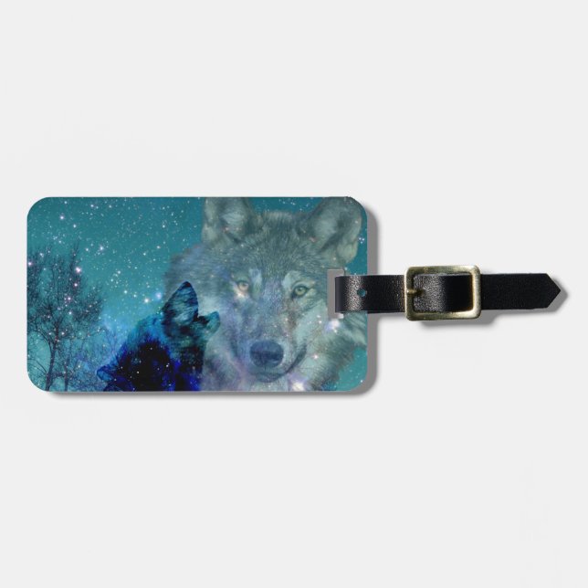 Wild Spirit Luggage Tag (Front Horizontal)