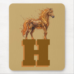 Wild Spirit Stampede – Majestic Running Horses Art Mouse Mat