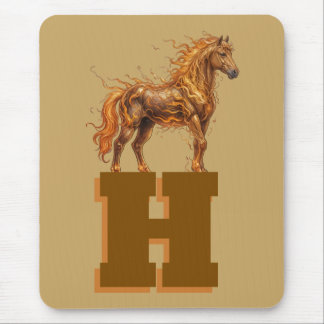 Wild Spirit Stampede – Majestic Running Horses Art Mouse Mat