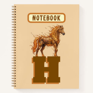 Wild Spirit Stampede – Majestic Running Horses Art Notebook