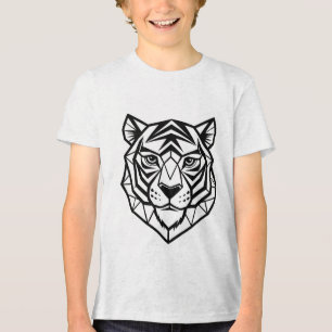 Wild Spirit – Youth Tiger Graphic Tri-Blend T-Shir Shirt