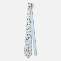 Wild Strawberries (Alice Blue) – Neck Tie