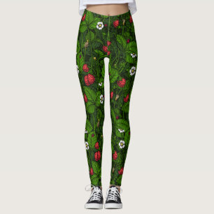Wild strawberries leggings