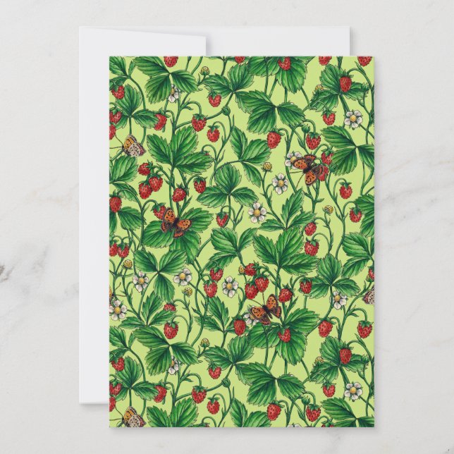 Wild strawberries on honeydew (Front)