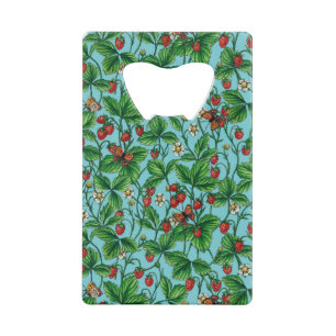 Wild strawberries on pool blue